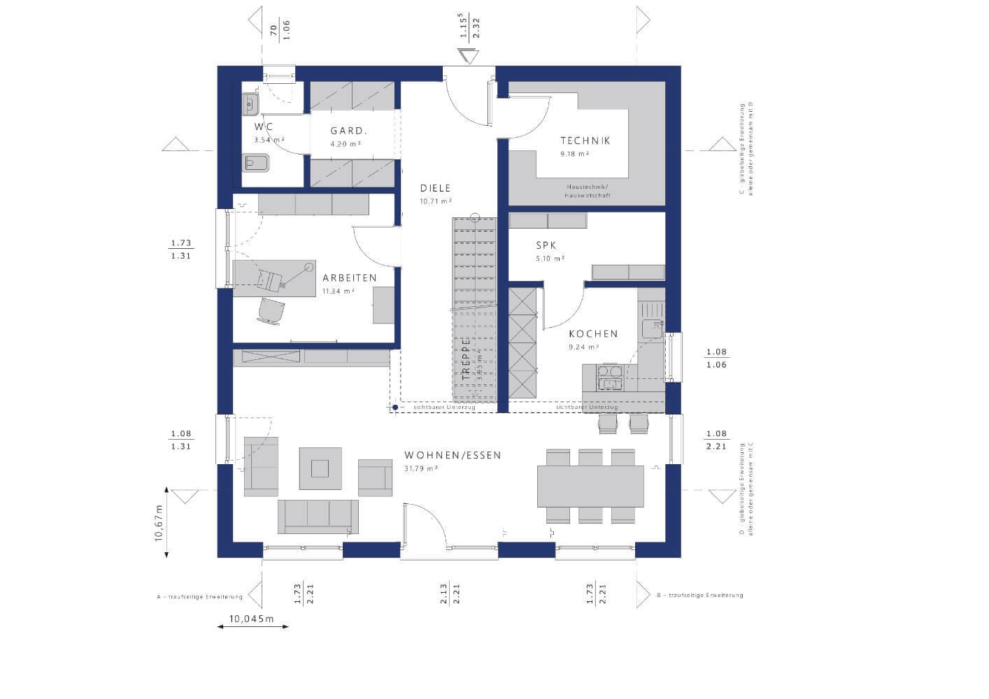 Bestpreisgarantie bei Bien-Zenker - Individuelles Architektenhaus zum Wohlfühlen