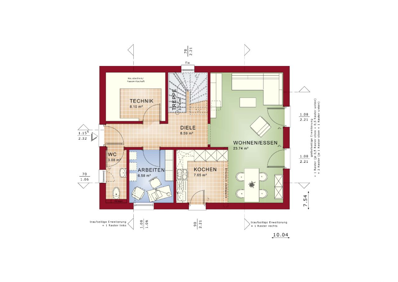 Bestpreisgarantie bei Bien-Zenker - Ihr Traumhaus mit viel Platz in super Lage!