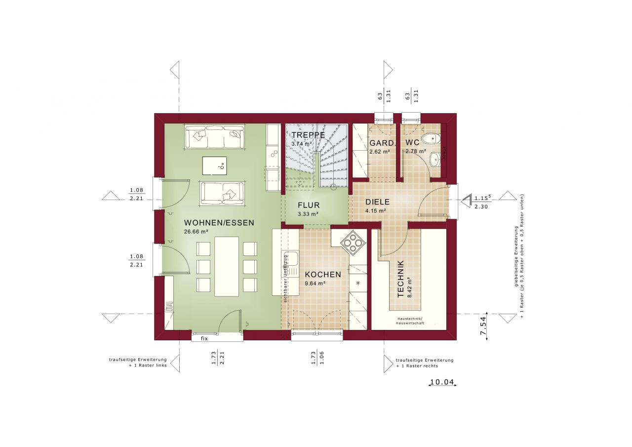 Bestpreisgarantie bei Bien-Zenker - Frei geplantes Traumhaus