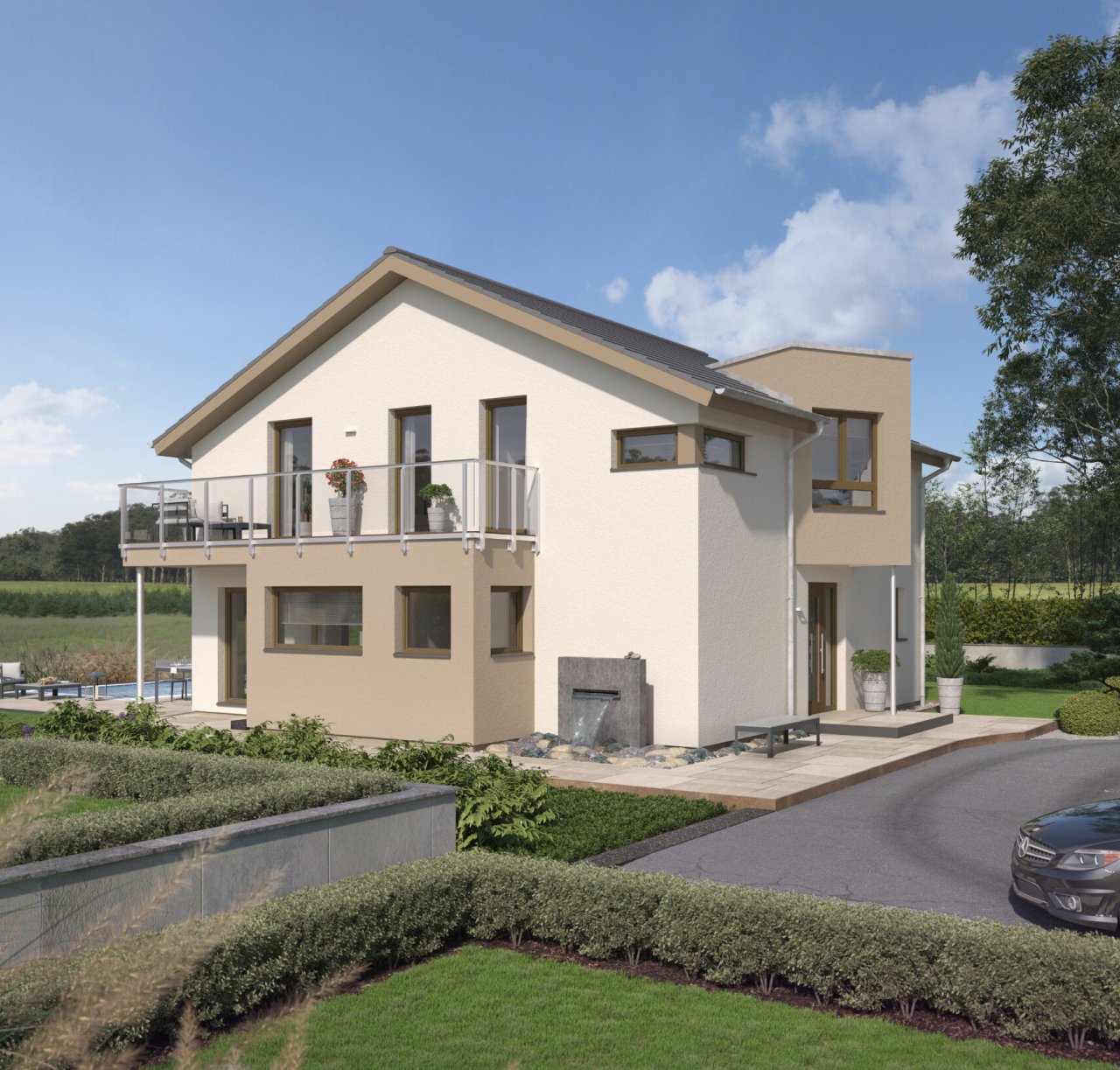Bestpreisgarantie bei Bien-Zenker - Ihr Traumhaus mit viel Platz in idyllischer Lage