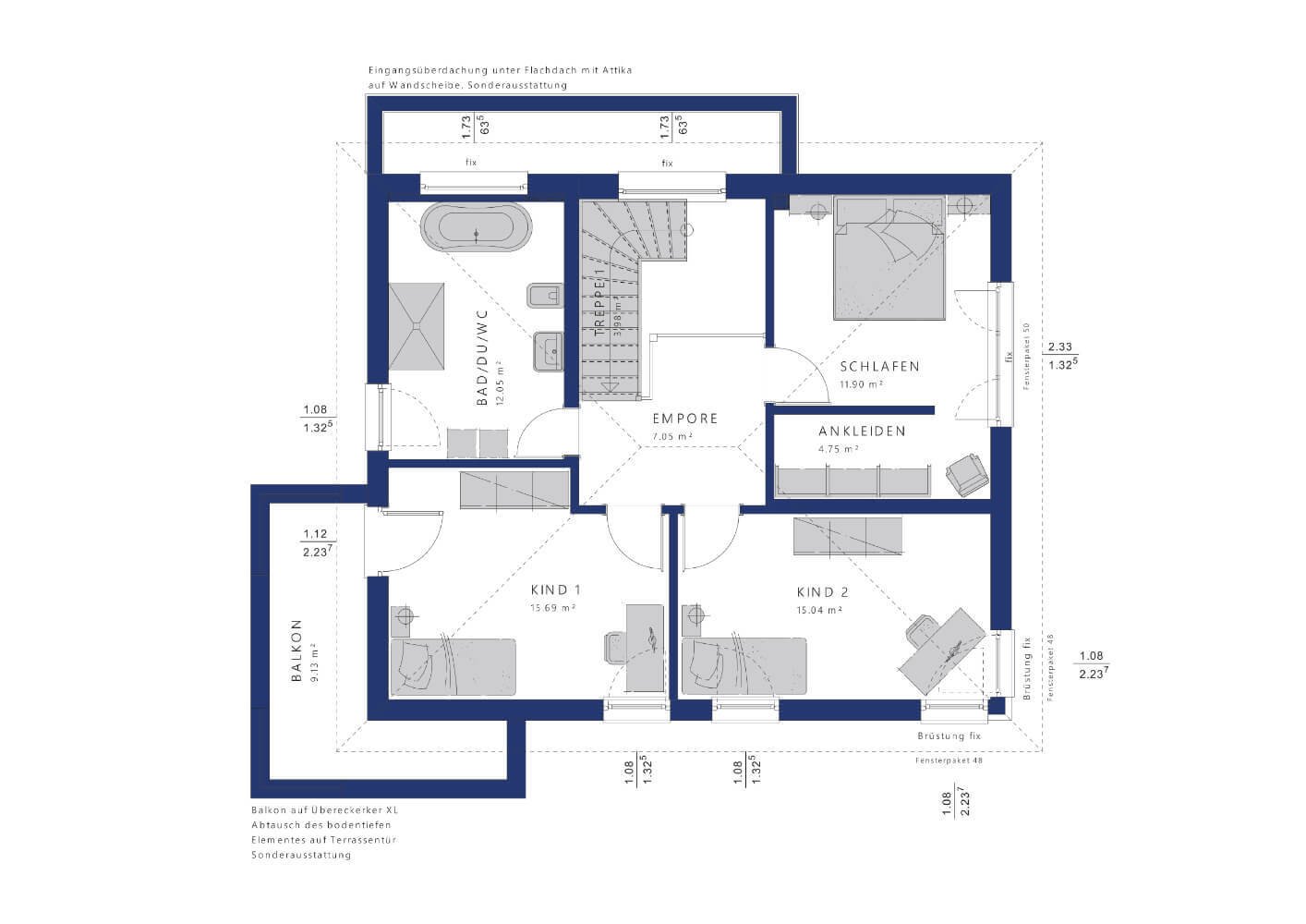 Grundriss Dachgeschoss Grundriss Dachgeschoss