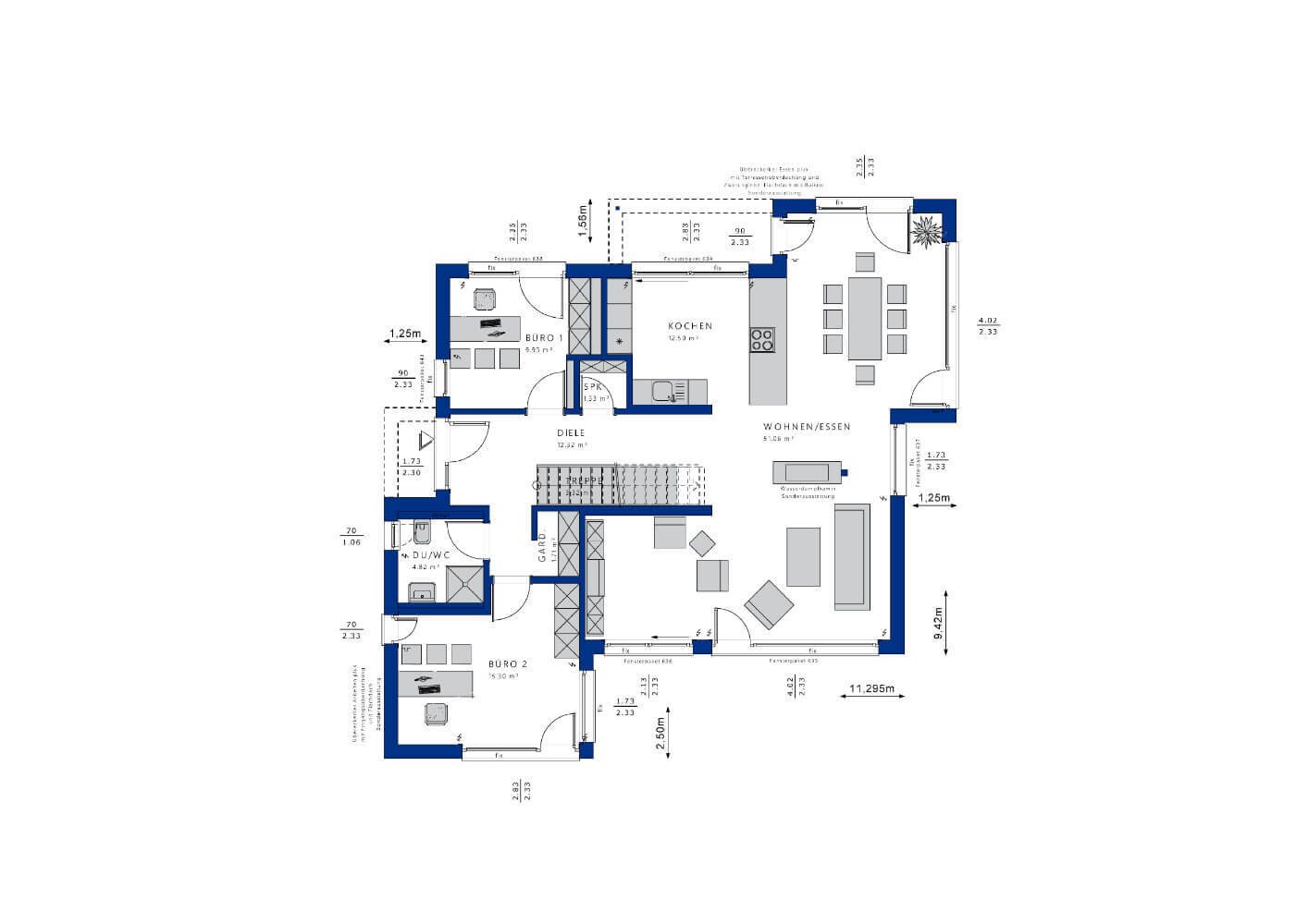 Grundriss Erdgeschoss