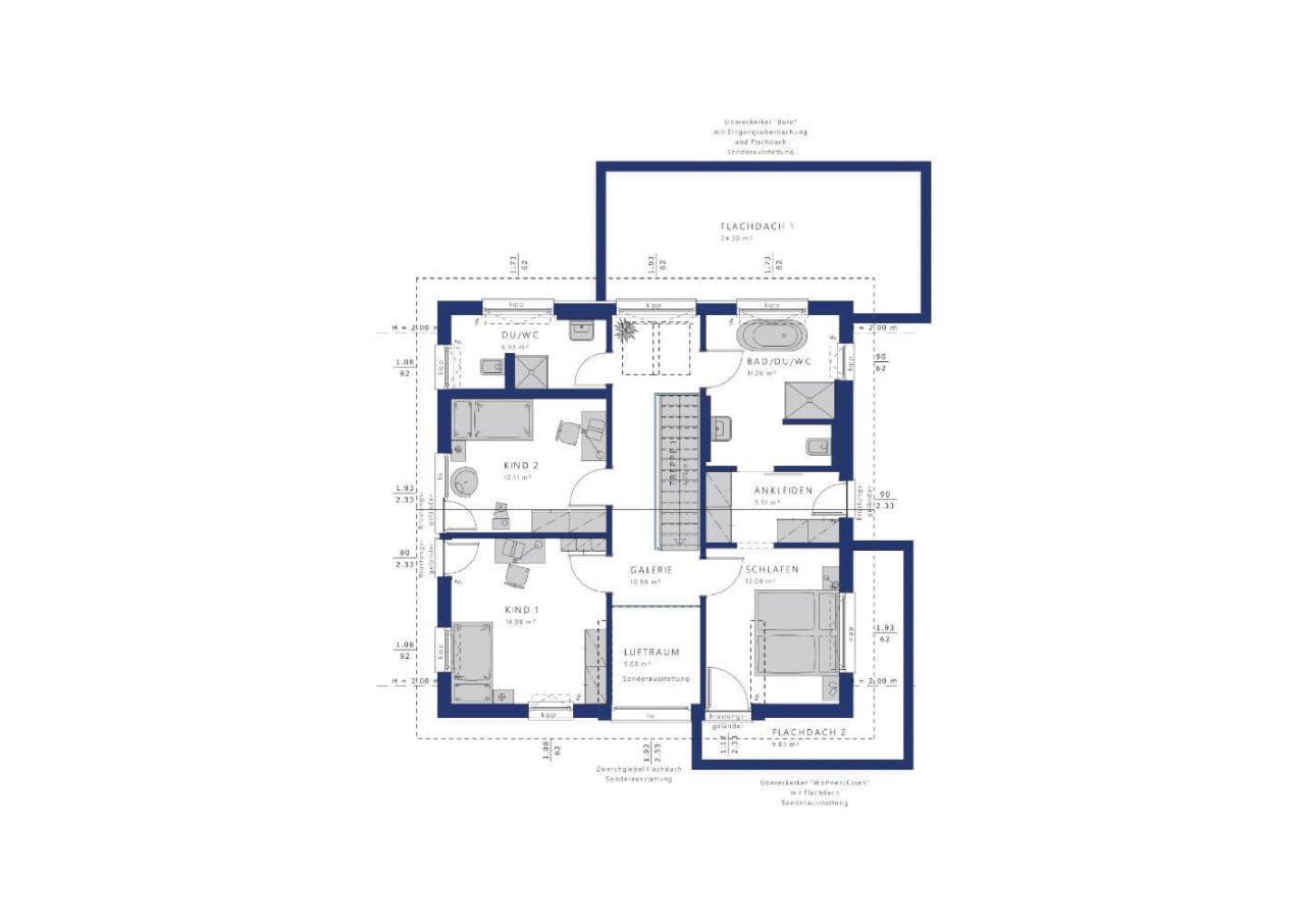 Grundriss Dachgeschoss