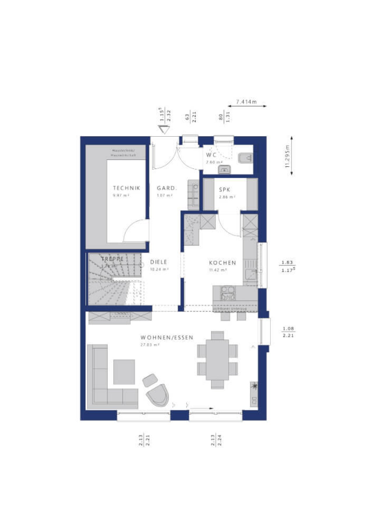 Grundriss Erdgeschoss